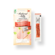 Natural Kitty Functional Creamy Treat Weight Control Кремові ласощі з куркою для котів 4 шт. по 12 г