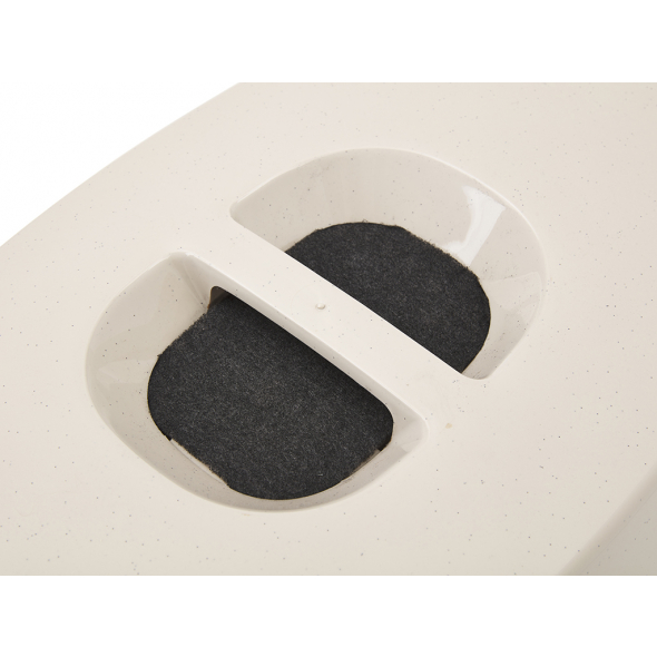 SAVIC Туалет для котів, з переробленого пластику, 54,5 x 39 x 39 см, салатовий з сірим - 1