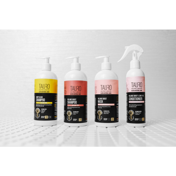 Tauro Pro Line Ultra Natural Care Volume Boost Mask Маска для надання об'єму шерсті собак і котів, 400 мл - 2