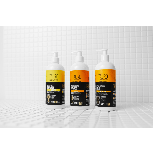 Tauro Pro Line Ultra Natural Care Deep Clean Shampoo Шампунь для глибокого очищення шкіри та шерсті собак і котів, 400 мл - 2