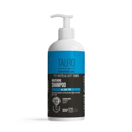 Tauro Pro Line Ultra Natural Care Whitening Shampoo Відбілювальний шампунь для собак і котів із білим і світлим забарвленням шерсті, 1000 мл