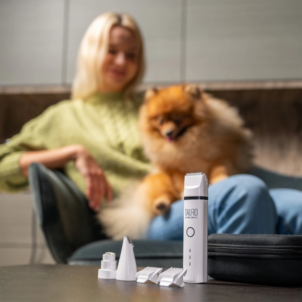 Tauro Pro Line Багатофункціональна машинка для догляду за домашніми тваринами та шліфувальна машинка для кігтів, USB-кабель - 2