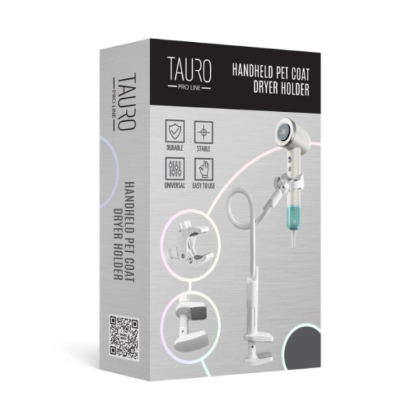 Tauro Pro Line Тримач для ручного фену для тварин білий - 1