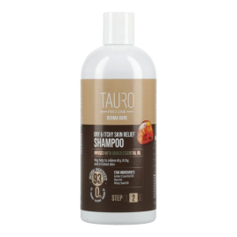 Tauro Pro Line Derma Care Dry &amp; Itchy Skin Relief Shampoo Шампунь для усунення сухості і свербежу шкіри для собак і котів, 400 мл