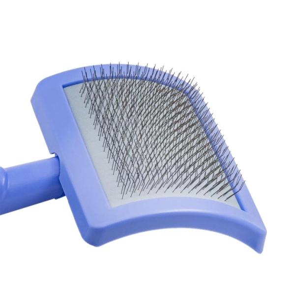 Tauro Pro Line Royal Щітка пластикова тонкі та м'які зубчики з нержавіючої сталі 11 мм, фіолетова, велика 17,5 x 10,6 x 6,2 см - 1