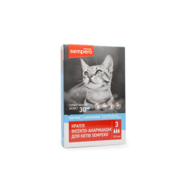 Vitomax Sempero Протипаразитарні краплі для котів, 0,5 мл, 1 піпетка