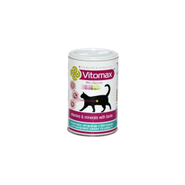 Vitomax Комплекс із біотином для краси шерсті у котів, 300 таблеток