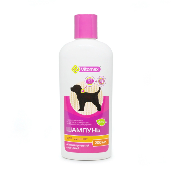 Vitomax Фітошампунь "без сліз" для цуценят, 200 мл