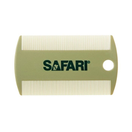 Safari Double-Sided Cat Flea Comb Гребінець двосторонній для вичісування бліх у котів, 9 х 5,5 см