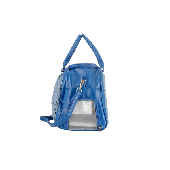 MISOKO Дорожня сумка для домашніх тварин, 45 x 20 x 30 см, синя - 2
