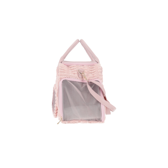 MISOKO Дорожня сумка для домашніх тварин, 41.5 x 23 x 28 см, рожева - 5