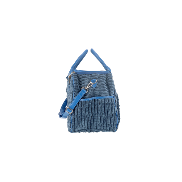 MISOKO Дорожня сумка для домашніх тварин, 41.5 x 23 x 28 см, темно-синя - 2