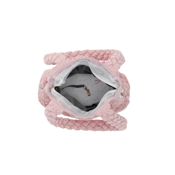 MISOKO Дорожня сумка для домашніх тварин, 40 x 18 x 38 см, рожева - 4