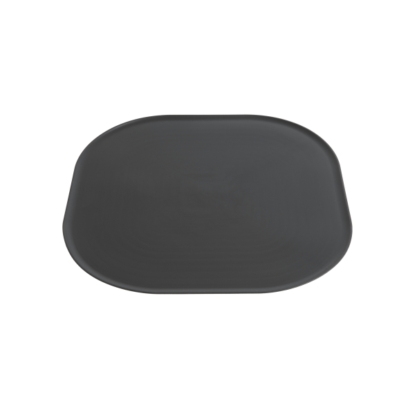 FIBOO Антиковзкий килимок під миску, темно-сірий, 32x32 см