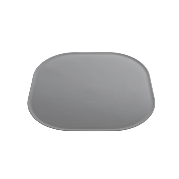 FIBOO Антиковзкий килимок під миску, світло-сірий, 32x32 см