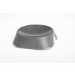 FIBOO пласка миска Flat Bowl, без антиковзких накладок, світло-сірий