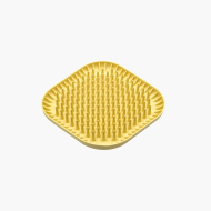 FIBOO Fiboowl Spiky килимок для злизування ласощів та їжі, жовтий