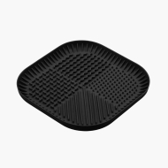 FIBOO Fiboowl килимок для злизування ласощів та їжі, розмір L, чорний