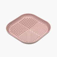 FIBOO Fiboowl килимок для злизування ласощів та їжі, розмір L, рожевий