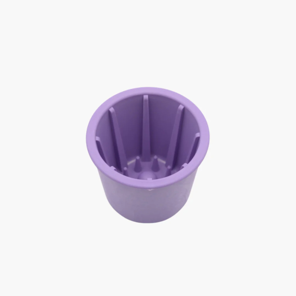 FIBOO Snack Fibeek стакан для повільного вилизування ласощів та їжі, фіолетовий