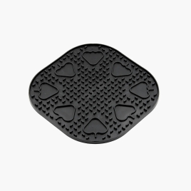 FIBOO Snoopy килимок для злизування ласощів та їжі, чорний