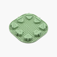 FIBOO Snoopy + fibnoose килимок для злизування ласощів і їжі з елементами гри, зелений