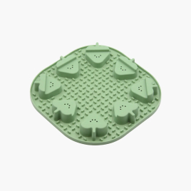 FIBOO Snoopy + fibnoose килимок для злизування ласощів і їжі з елементами гри, зелений